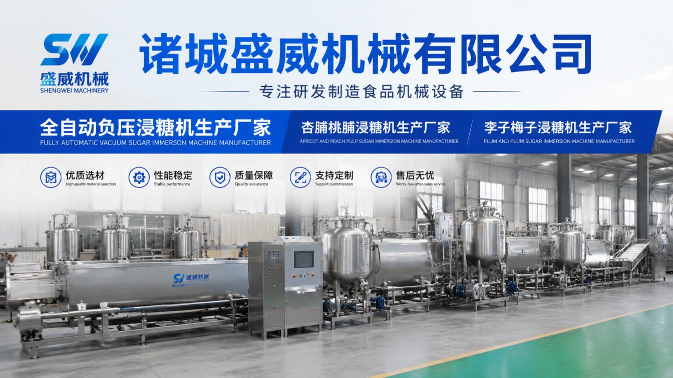 临沂为果脯加工提供负压浸糖方案